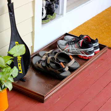 Pine Cones Multi-Purpose Shoe Tray for Boots, Shoes, Plants, Pet Bowls, and More