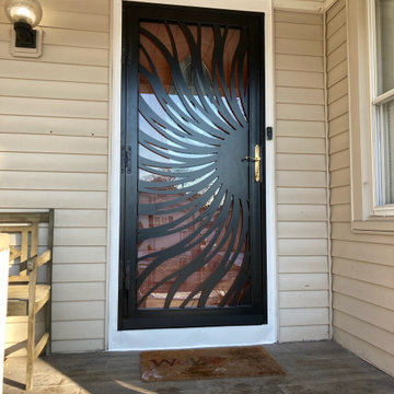 NDF FIREBURST STEEL SECURITY STORM DOOR