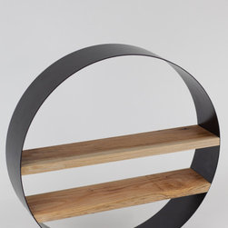 Industrial round hanging shelf - Bookcases