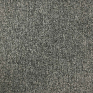 Lora Brushed Polyester Faux Linen Upholstery Fabric, Charcoal