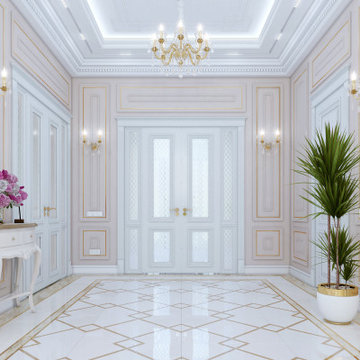 Luxurious Hall 3D Rendering