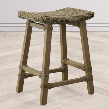 Uttermost Everglade Sea Grass Counter stool