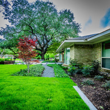 Mid-Century Modern Curb Appeal | Preston Hollow Architectural Pathways