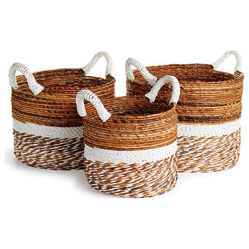 Key Largo Round Baskets, Set of 3