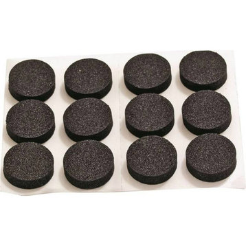 Prosource FE-50720-PS Protective Rubber Foam Pads, Black, 3/4"