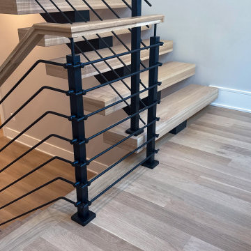 Project #147 | Modern Staircase with Seattle Style Stringer