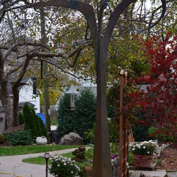 New House Arts - "Unfurling" - Garden Statues And Yard Art