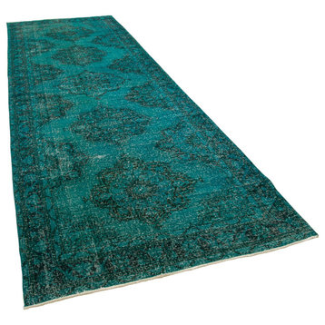 Rug N Carpet - Handmade Oriental 4' 7'' x 13' 3'' One-of-a-Kind Runner Rug
