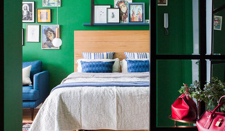 Houzz Tour: Clever Layout Boosts Space in This 300 Sq Ft Home