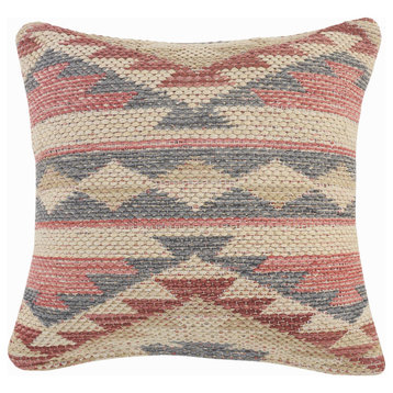 Eclectic Multicolored Southwestern Throw Pillow