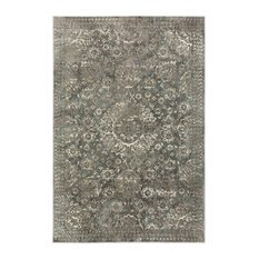Addison Rugs Emporium 9'6"x13'2" Medallion Fabric Area Rug, Taupe, Gray