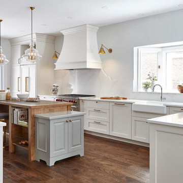 Circa 1870 Meets Contemporary Kitchen.