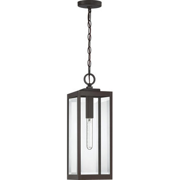 Quoizel WVR1907 Westover 1 Light Outdoor Lantern, Stainless Steel