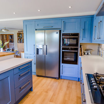 Milroy Painted Broadoak Kitchen in Cornflower Blue