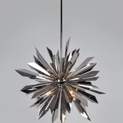 Remains Lighting - California Sunburst 27 Chandelier by Tony Duquette - Ceiling Lighting