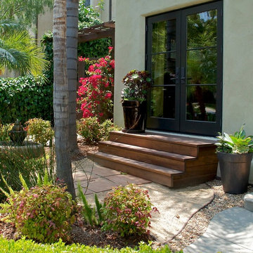 Contemporary Front Porch Garden Planters