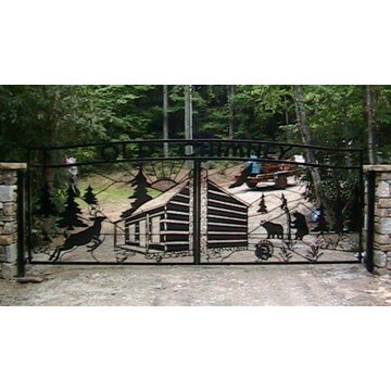 Custom Driveway Gates and Entrance Design