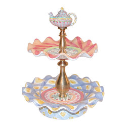 Taylor Two Tier Sweet Stand | MacKenzie-Childs - Serveware