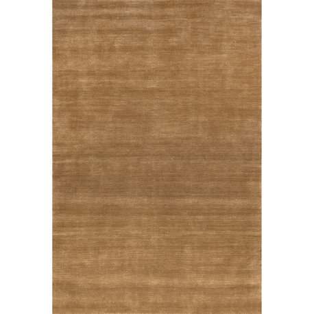 Arrel Speckled Wool-Blend Area Rug, Wheat 10'x14'