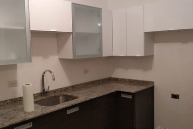Inspiration for a contemporary kitchen remodel in Other