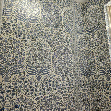 Wallpaper installation Basement in Arlington Heights