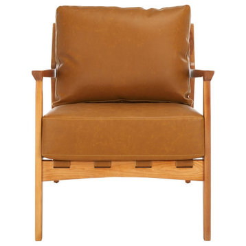 Safavieh Danisia Accent Chair, Caramel/Natural