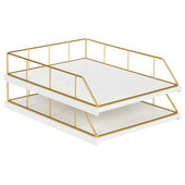 Stackable Letter Tray, White