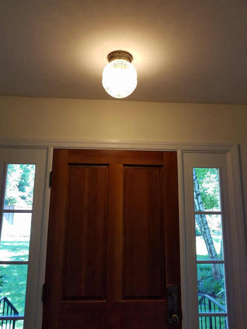 foyer light size help