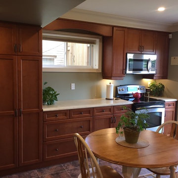 Various Stained Maple Kitchens