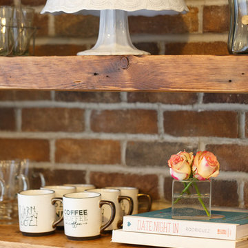 Everyday dishes, glassware and kitchen accessories.