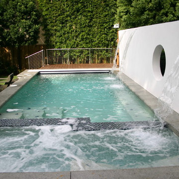 198 - Modern Sculpture and Pool