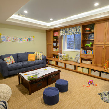 Kid Friendly Basement Remodel