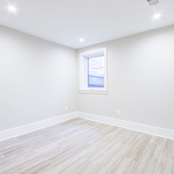 Basement remodeled with bedroom space and extra closet space in Buchanan