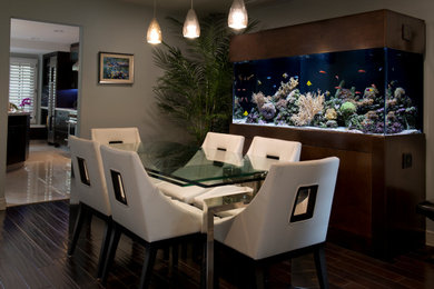Dining with the Fishes - Free Standing Aquarium