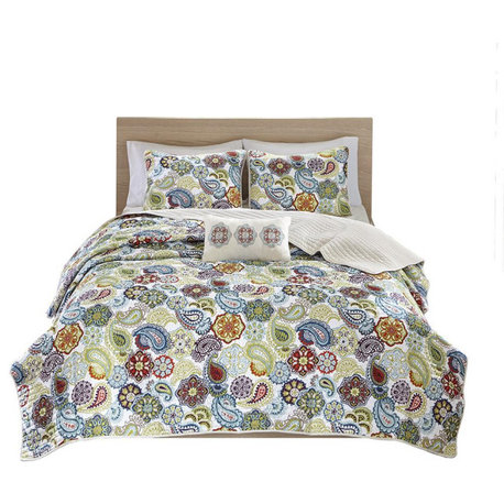 100% Polyester Microfiber Printed Quilt Mini Set, MZ80-220