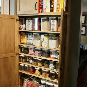 Quad Cities Kitchen Remodel with Great Storage and Maple Cabinets