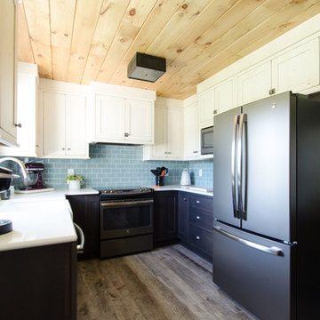 Small, Transitional Farmhouse Kitchen in Upstate NY
