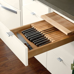 KraftMaid: Kitchen Knife Section Cutting Center - Flatware Storage