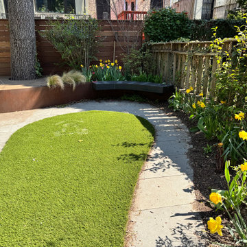 Park Slope curvy garden