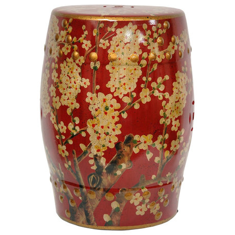 Sakura Blossom Garden Stool