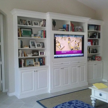 Custom Entertainment Unit - Bonita Bay residence, Bonita Springs, FL