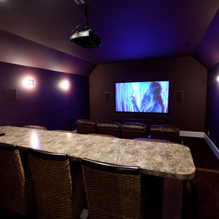 Design ideas for a traditional home cinema in Wilmington.
