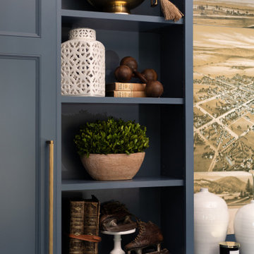 Fully Blue Home Office
