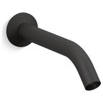 Kohler - Kohler Components Wall-Mount Non-Diverter Bath Spout, Matte Black - Modern form meets modern function: the KOHLER Components collection is defined by controlled forms and stark precision in every line and angle. With Components, you design your custom bath. Choose a spout, handles, and finish to build your own signature modern look.