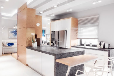 Design ideas for a modern kitchen in Perth.