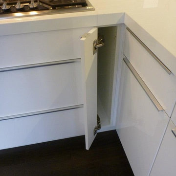 IKEA Kitchen Abstrakt White custom in Manhattan