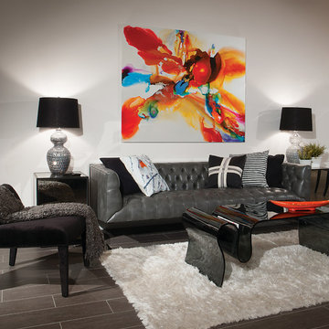 the townhome staging