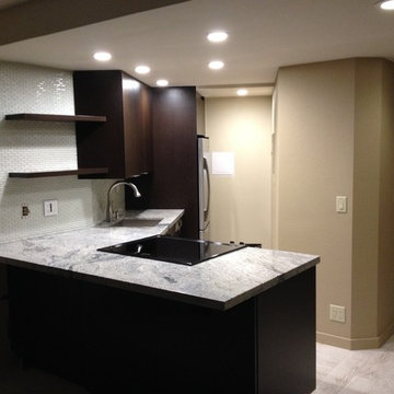 Small L-shaped kitchen