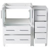 Fresca Torino 36" White Modern Bathroom Cabinets