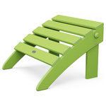 Polywood - Polywood Classic Folding Ottoman, Lime - Don't just sit in your Classic Folding Adirondack, kick back and put your feet up on the matching POLYWOOD Classic Folding Ottoman. So much more than just a comfortable companion, this ottoman also boasts good looks and functionality. It's available in several fade-resistant colors designed to match your Classic Adirondack and it also folds flat for easy storage and transportation. Made in the USA and backed by a 20-year warranty, this sturdy ottoman is constructed of solid POLYWOOD lumber that won't splinter, crack, chip, peel or rot. It's also extremely low-maintenance, as it never requires painting, staining or waterproofing. And you'll love how easy this eco-friendly ottoman is to keep clean since it resists stains, corrosive substances, salt spray and other environmental stresses.